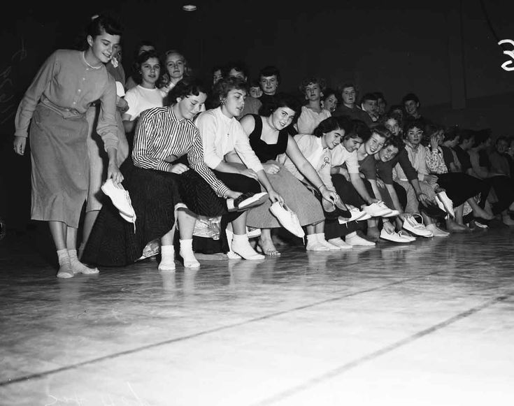 1940s sock hop photograph